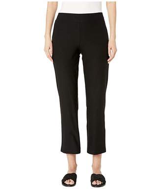 Eileen Fisher Washable Stretch Crepe Flare Ankle Pants