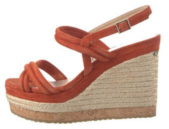 jimmy choo suede wedge