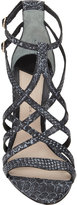 Thumbnail for your product : Derek Lam 10 Crosby Snakeskin Zanzibar Wedge Sandals