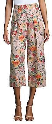 Rebecca Taylor Women's Marlena Floral Cropped Pants