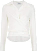 Thumbnail for your product : Olympiah wrap style shirt
