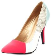 Thumbnail for your product : Qupid Color Block Pointed Toe Pumps