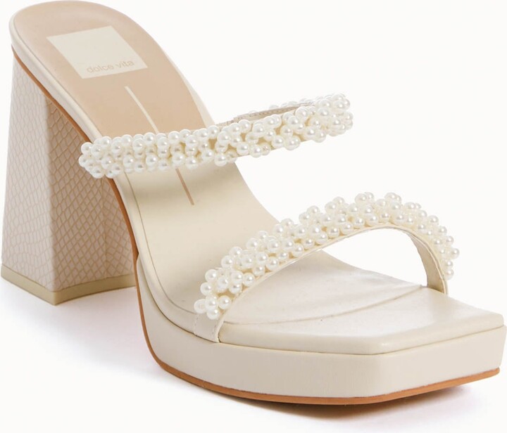 ivee sandals vanilla pearls