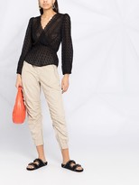 Thumbnail for your product : Etoile Isabel Marant Broderie Anglaise Peplum Blouse