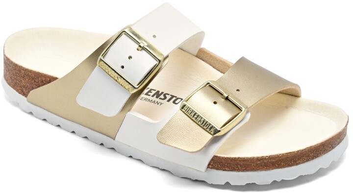 Gold Tone Sandals | Shop the world's largest collection of fashion |  ShopStyle