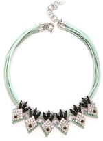 Thumbnail for your product : Elizabeth Cole Navette Station Necklace