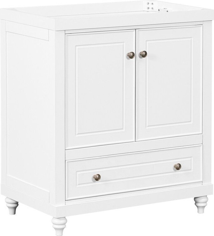 Aoolive 30" Bathroom Vanity without Sink, Base Only, with Doors