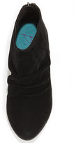 Thumbnail for your product : Blowfish Luminate Black Suede Ruched Wedge Booties