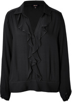 Thumbnail for your product : Ella Moss Ruffle Front Viscose Blouse