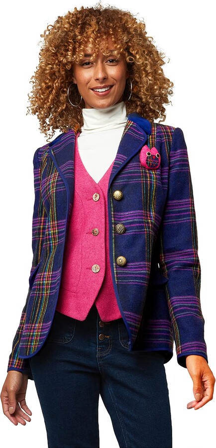 ladies check jackets uk