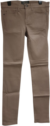 Current/Elliott Current Elliott Grey Leather Trousers