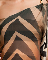 Thumbnail for your product : Clube Bossa Couture Print One Shoulder Cover-Up