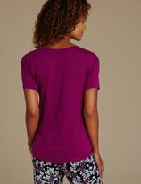 Thumbnail for your product : Marks and Spencer Short Sleeve Pyjama Top