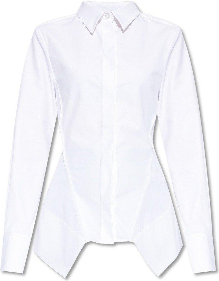 Givenchy Cutout Detail Fitted Shirt