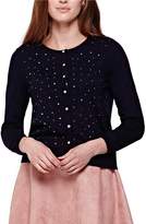 Thumbnail for your product : Yumi Metallic Cardigan With Embellishments