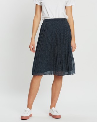 Abercrombie & Fitch Pleated Midi Skirt