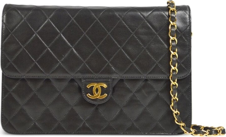 Pre-owned Chanel Lapin Fur Diamond Quilt Pattern Single Flap Bag
