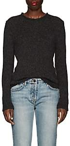 The Row Women's Droi Brushed Cashmere-Blend Sweater - Dark Grey