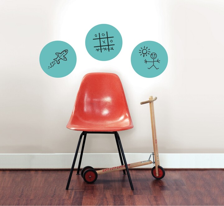 Brewster Wall Dry Erase Peel & Stick Wallpaper Wall Decal, White