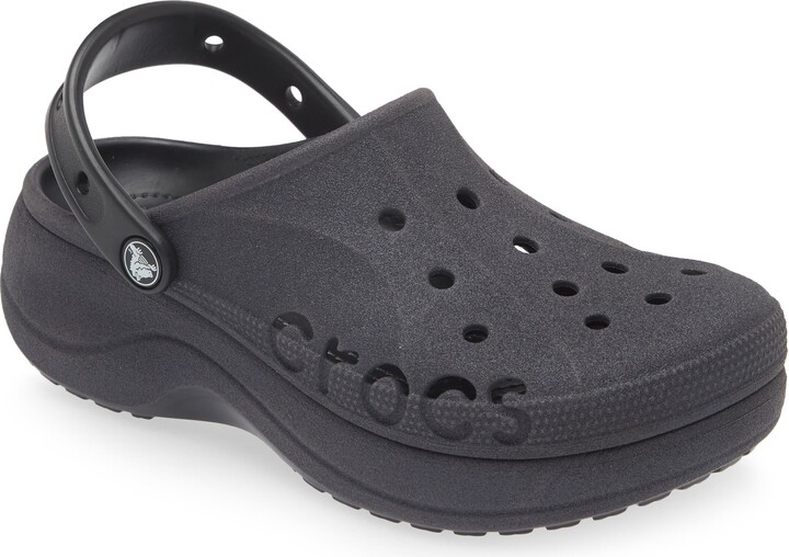 Crocs Baya Platform Glitter Clog - ShopStyle