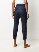 Thumbnail for your product : Peserico High-Waist Cropped Trousers