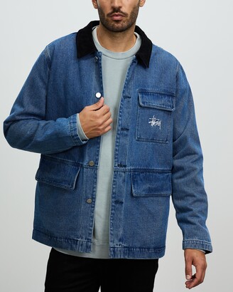 denim jacket stussy