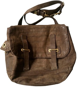 Saint Laurent Messenger Brown Leather Handbags