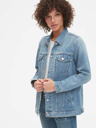 gap oversized icon denim jacket