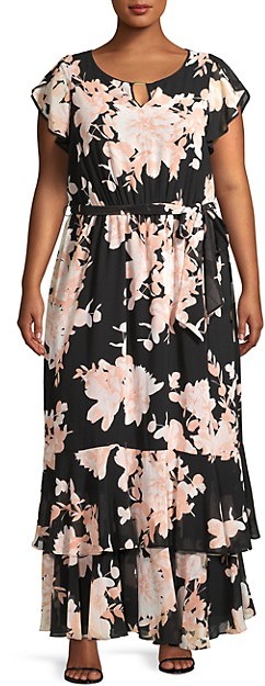 yas jungle maxi dress