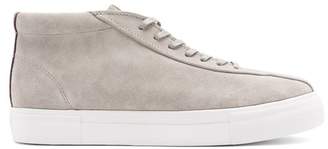 Eytys Mother Mid Top Suede Trainers - Mens - Grey