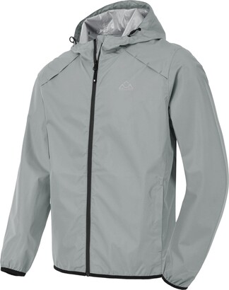 Rdruko Men's Outdoor Waterproof Jackets Lightweight Packable Rain