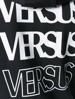 Thumbnail for your product : Versus Logo-Print Zipped Hoodie