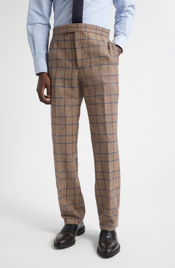 Thom Browne Classic Fit Hunting Tweed Backstrap Trousers