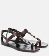 Thumbnail for your product : Saint Laurent Cassandra leather sandals