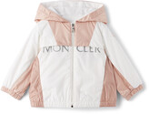 Thumbnail for your product : Moncler Enfant Baby Pink & White Arilas Parka