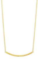 Thumbnail for your product : Gurhan Curved Bar 18K Yellow Gold & 22K Yellow Gold Necklace