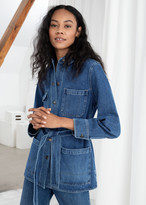 Thumbnail for your product : And other stories Belted Workwear Denim Jacket