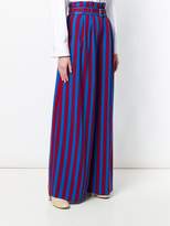 Thumbnail for your product : Maison Margiela striped flared trousers