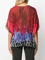 Thumbnail for your product : Just Cavalli Animal-Print Chiffon Top
