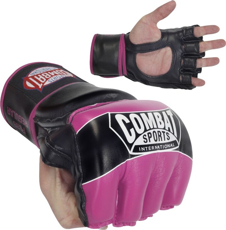 Combat Sports Pro Style MMA Gloves, Men's, Small, Pink
