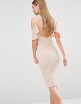 Thumbnail for your product : Oh My Love Cross Over Frill Midi Cami Dress