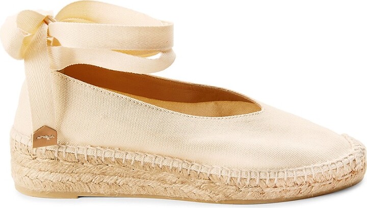 Ankle Ties Canvas Espadrilles
