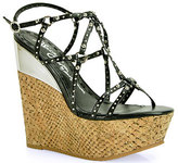 Thumbnail for your product : Alice + Olivia Shayla - Studded Wedge Sandal