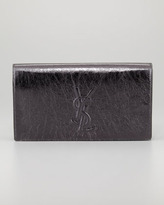 Thumbnail for your product : Saint Laurent Belle De Jour Metallic Clutch Bag, Anthracite