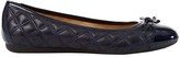 Thumbnail for your product : Geox Lola Leather Quilted Ballerina Shoes