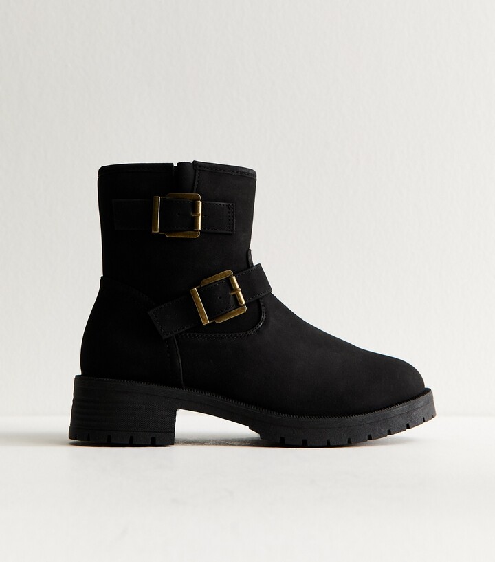 Black Biker Boots Uk ShopStyle UK