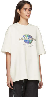 Ader Error ADER error White Oversized Earth T-Shirt