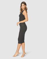 Thumbnail for your product : Pilgrim Women's Black Midi Dresses - Mandy Knit Dress - Size One Size, 16 at The Iconic