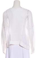 Thumbnail for your product : Helmut Lang Linen Open Knit Sweater