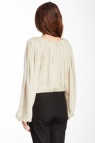 Thumbnail for your product : See by Chloe Button Down Silk Peasant Blouse